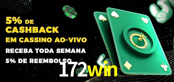 Promoções do cassino ao Vivo 172win